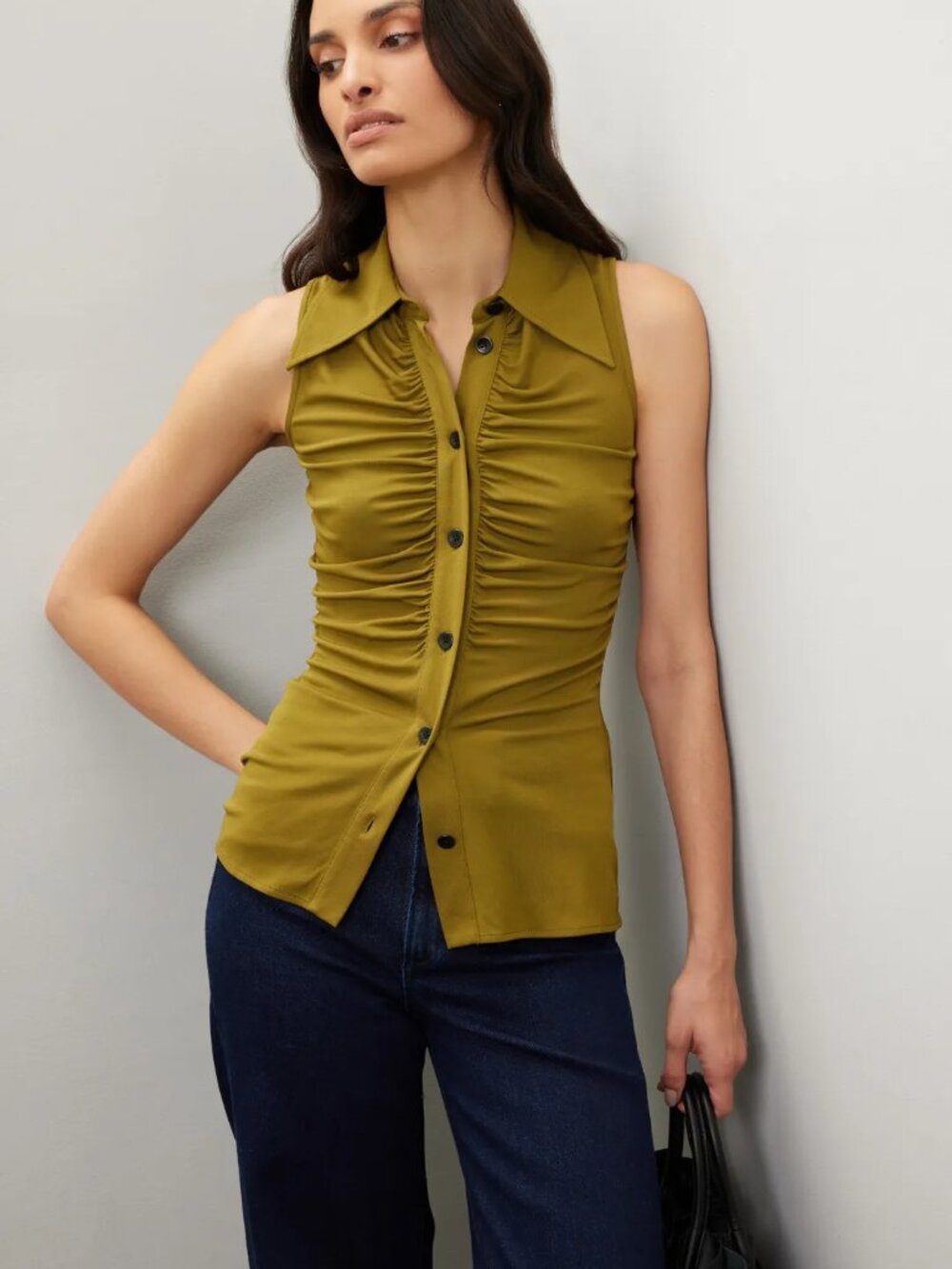 Proenza Schouler Black Sleeveless Top